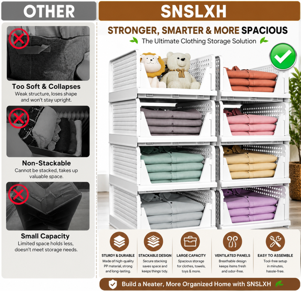 foldable storage baskets that fold flat